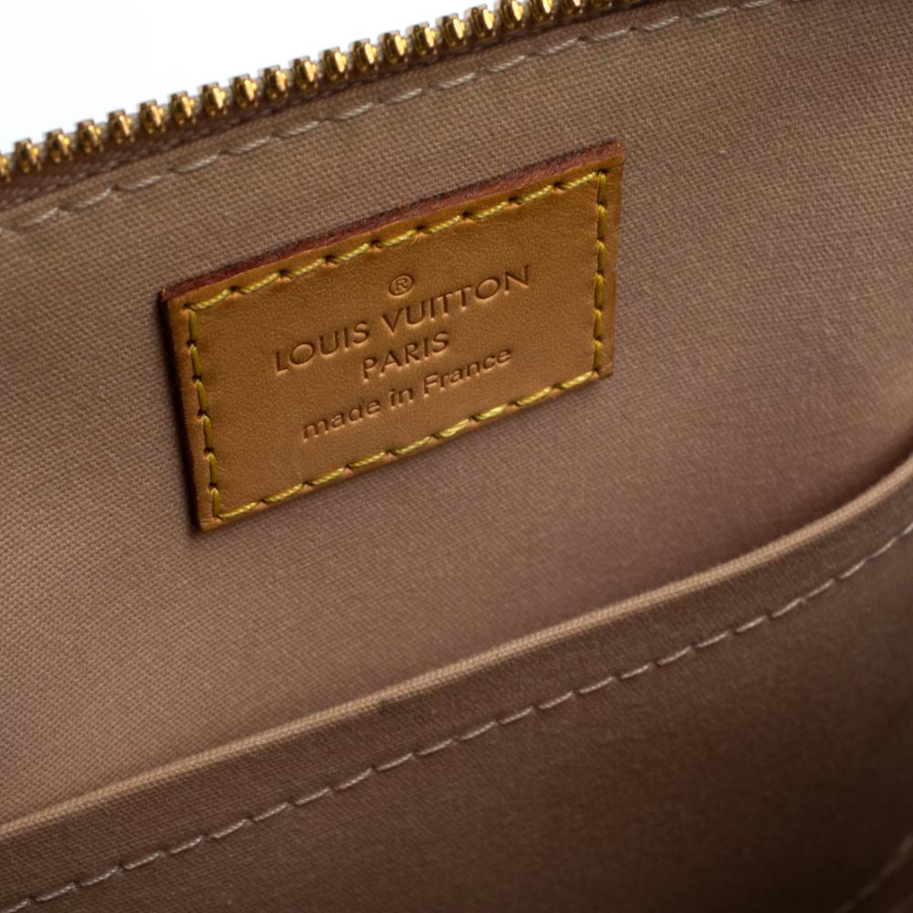 Louis Vuitton Beige Poudre Monogram Vernis Alma BB Bag 4