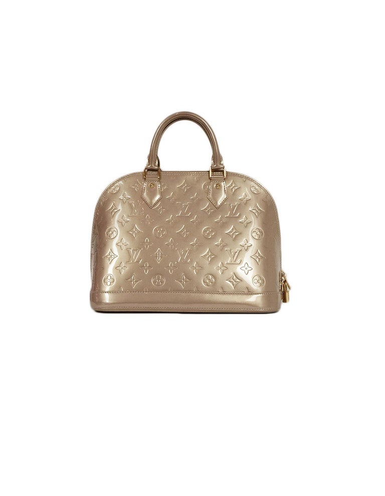 Louis Vuitton Beige Vernis Alma BB Bag - AWL1634 – LuxuryPromise