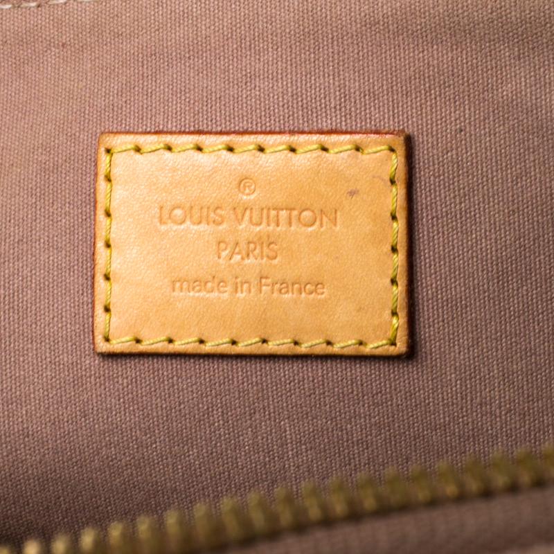 Louis Vuitton Beige Poudre Monogram Vernis Alma PM Bag 1