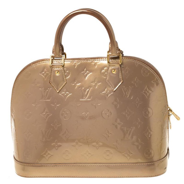 Louis Vuitton Alma Handbag Monogram Vernis PM at 1stDibs