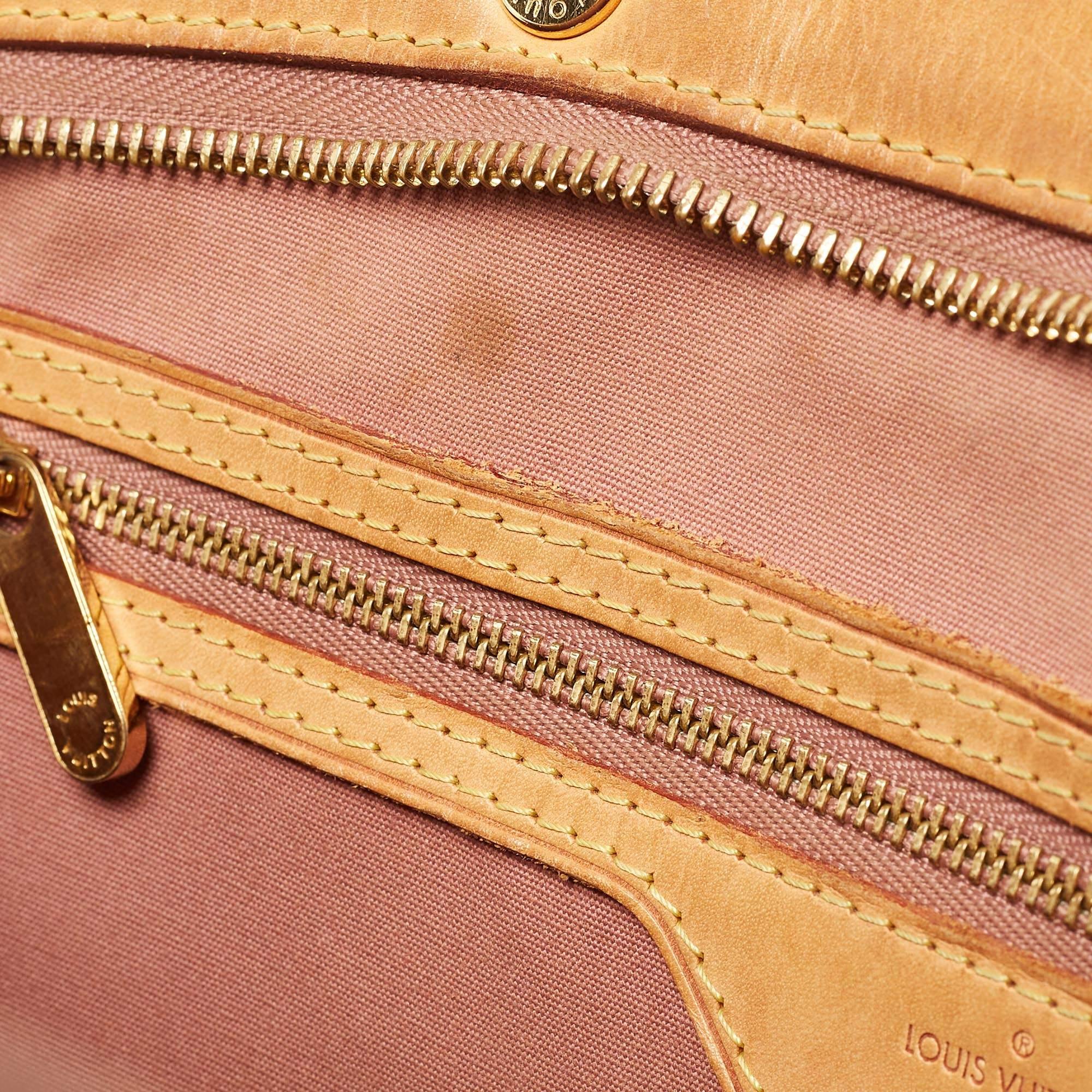 Louis Vuitton Beige Poudre Monogram Vernis Brea GM Bag In Fair Condition In Dubai, Al Qouz 2