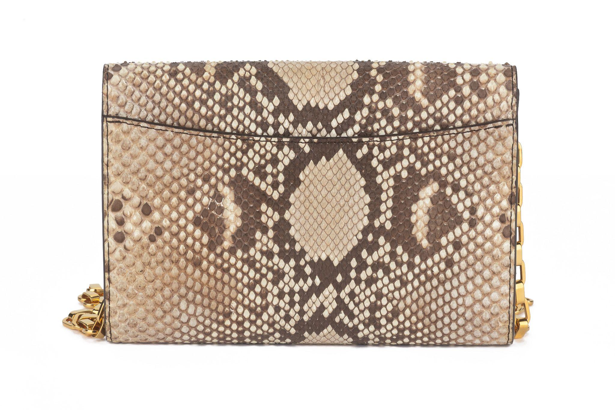 Louis Vuitton Beige Pitone Louise GM in vendita 1