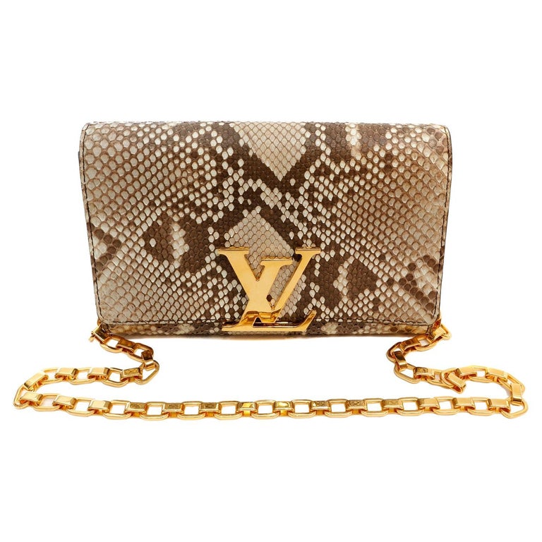 Louis Vuitton Chain Louise - For Sale on 1stDibs  louis vuitton louise  clutch, louis vuitton louise mm, louis vuitton chain louise black
