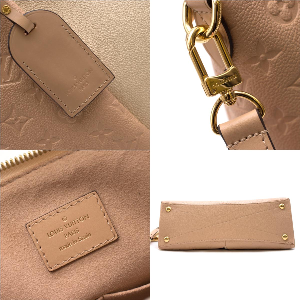 Louis Vuitton Beige Rose Creme V Tote MM Handbag - New Season In Excellent Condition In London, GB