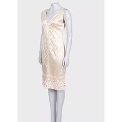 Louis Vuitton Beige Sleeveless Dress - Size 36/S