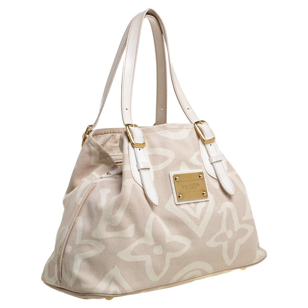 Donna Borsa Louis Vuitton Beige Tahitienne Cabas Edizione Limitata PM