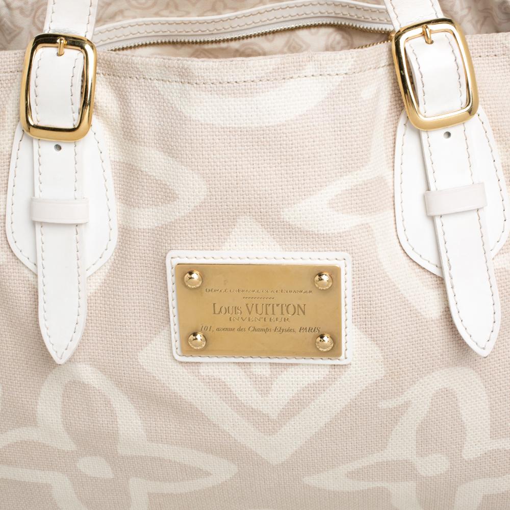 Borsa Louis Vuitton Beige Tahitienne Cabas Edizione Limitata PM 4