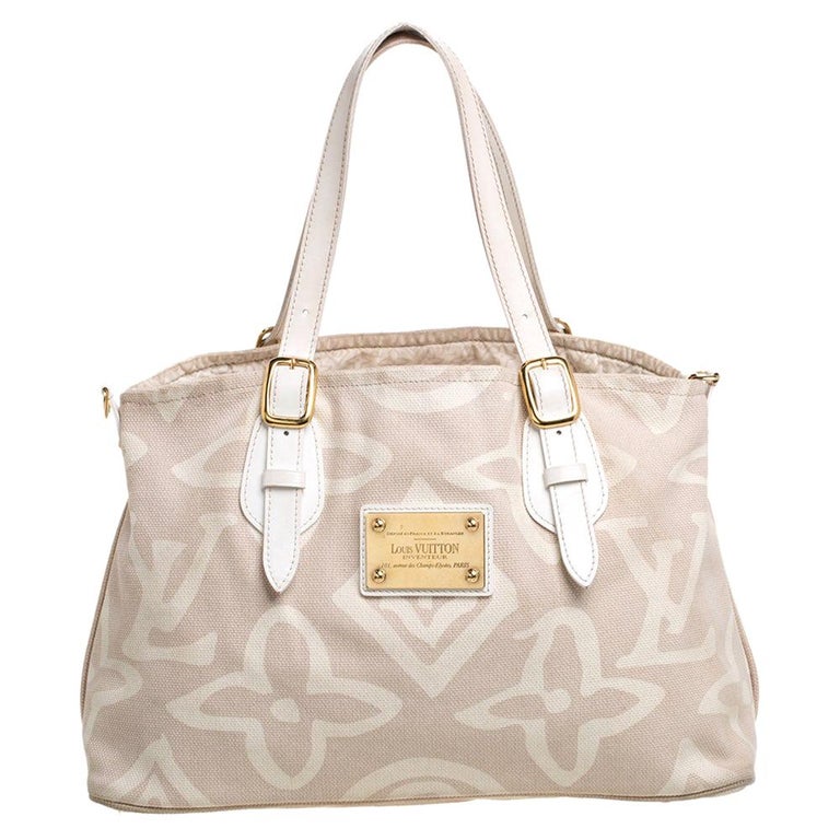 Louis Vuitton Beige Tahitienne Cabas Limited Edition PM Bag at 1stDibs