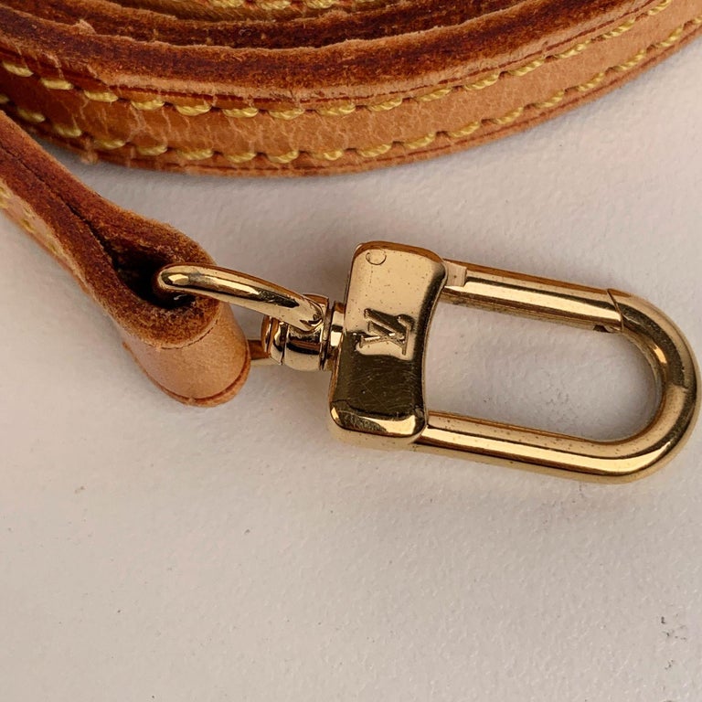Louis Vuitton Beige Tan Leather Shoulder Strap for Small Bags For