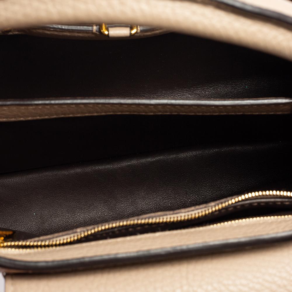 Louis Vuitton Beige Taurillon Leather Capucines BB Bag 5