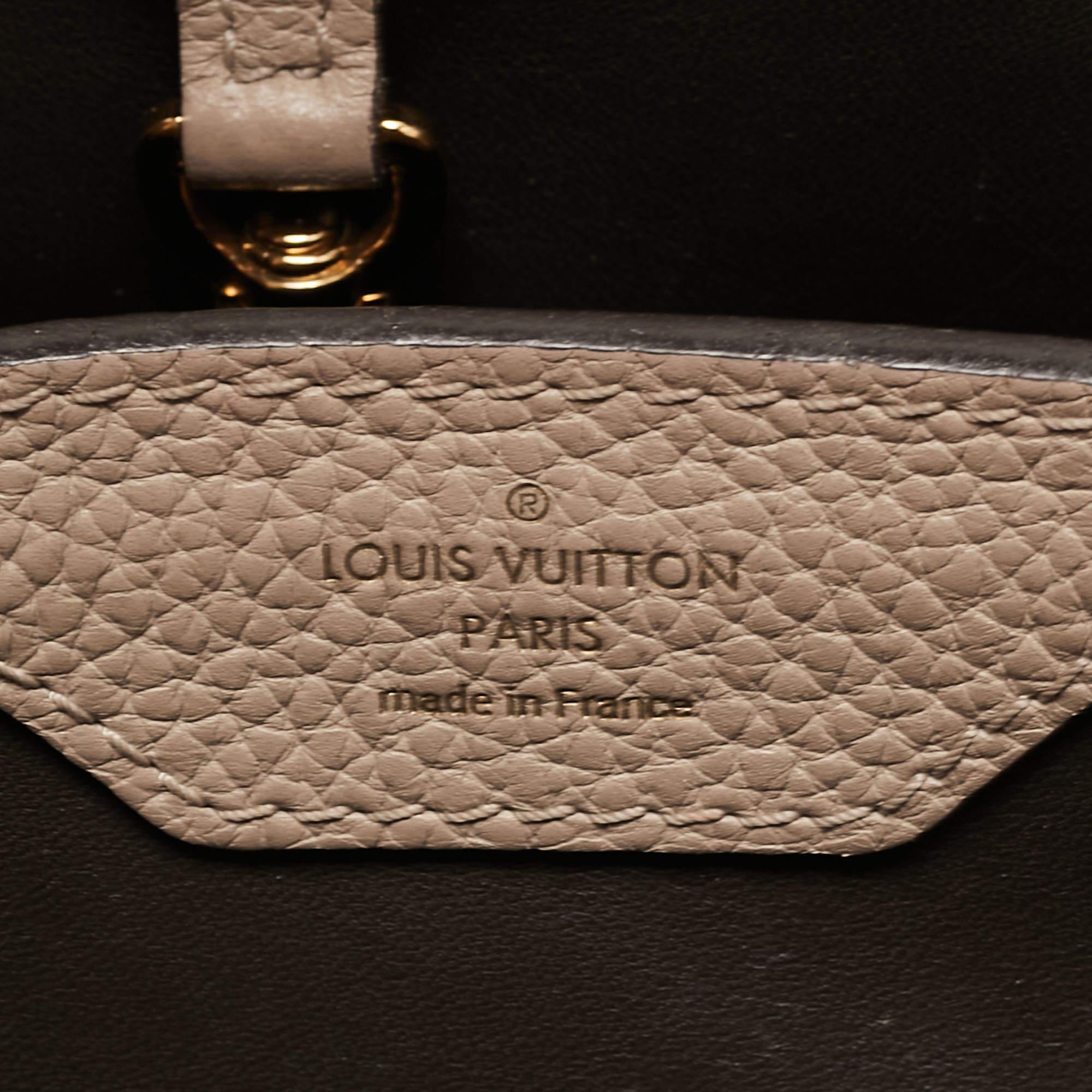Louis Vuitton Beige Taurillon Leather Capucines BB Bag 7