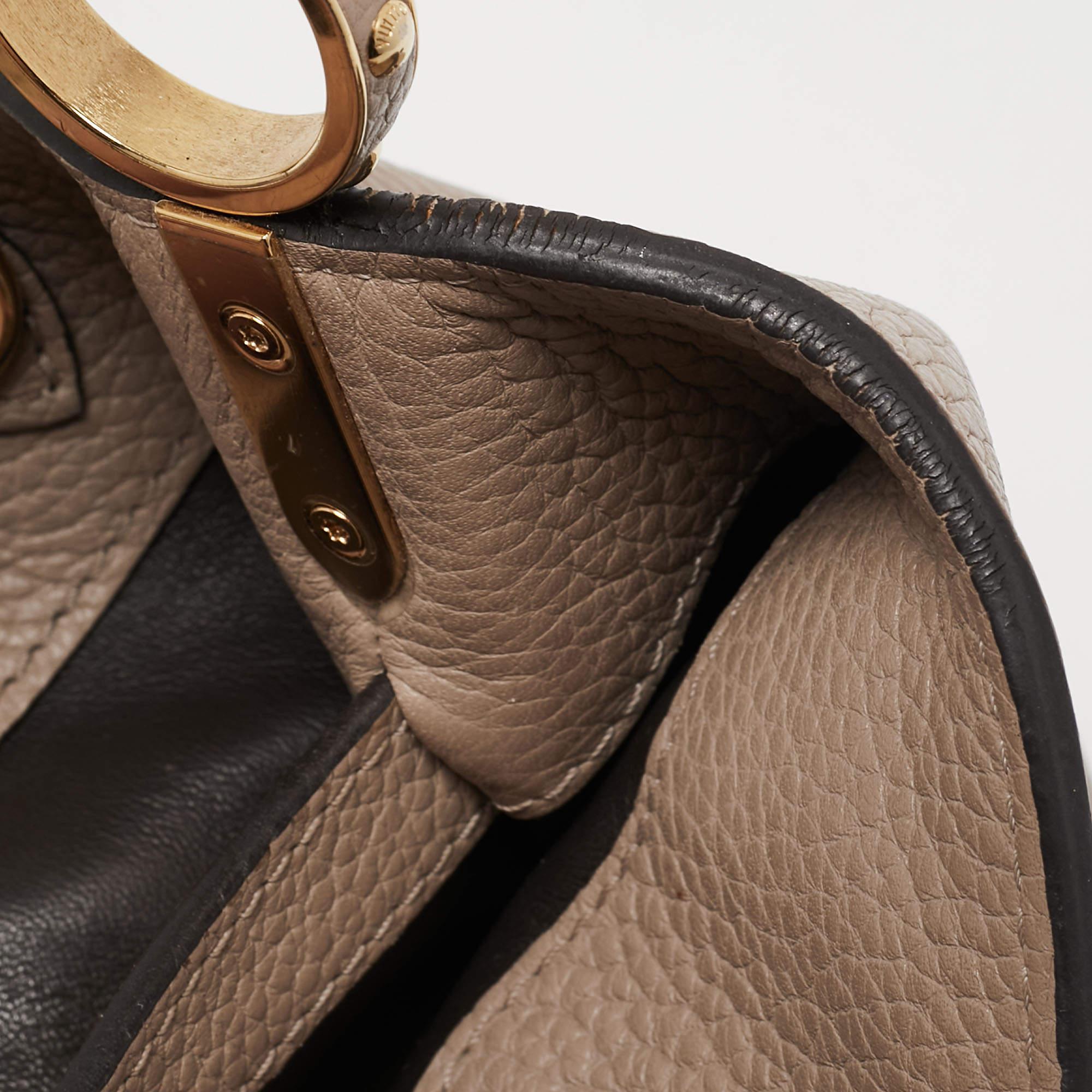 Louis Vuitton Beige Taurillon Leather Capucines BB Bag 9