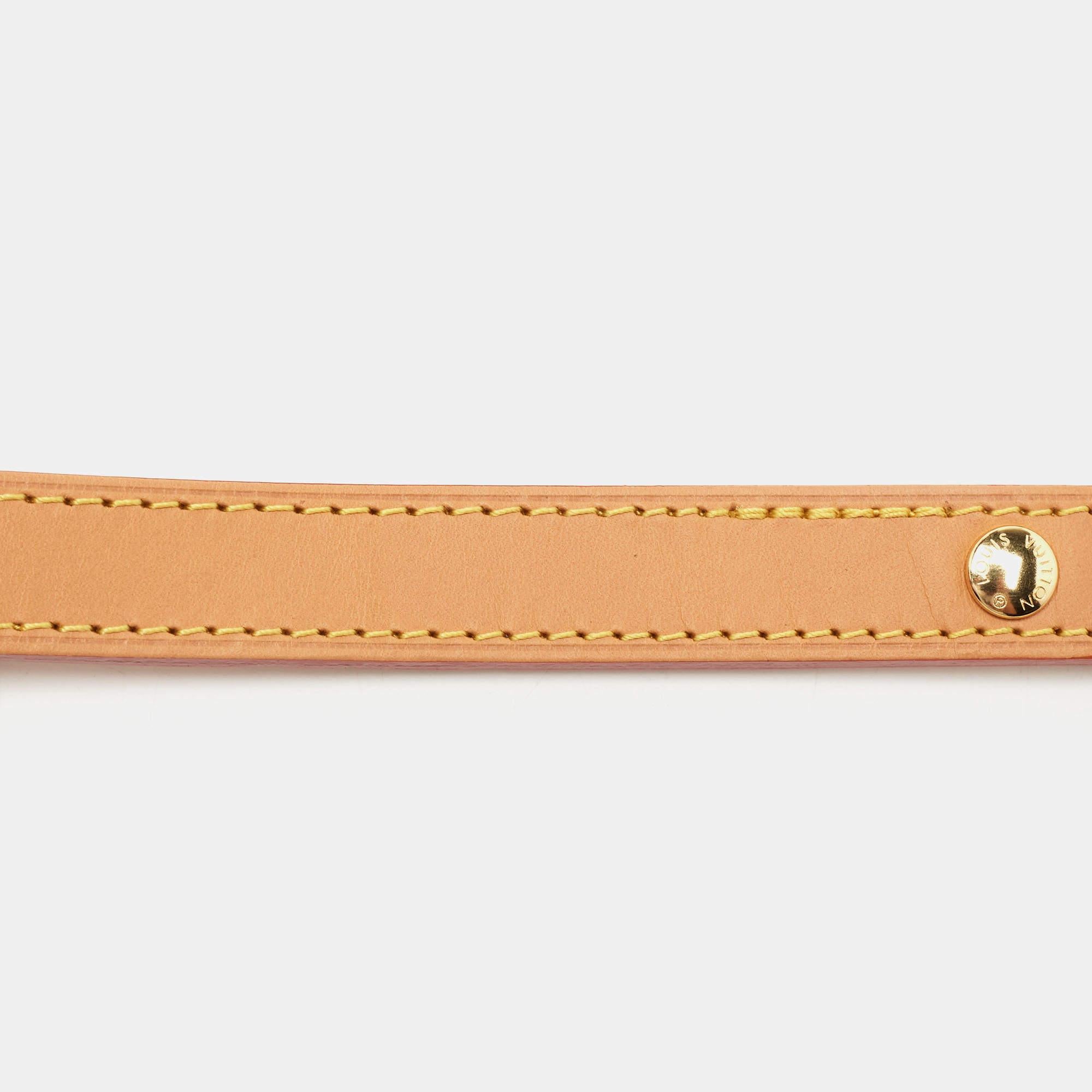 Louis Vuitton Beige Vachetta Leather Adjustable Shoulder Bag Strap at