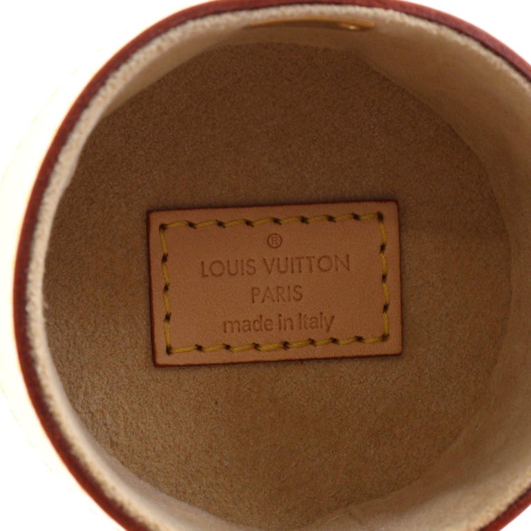 Louis Vuitton Beige Vachette Leather Perfume 100ml Travel Case at