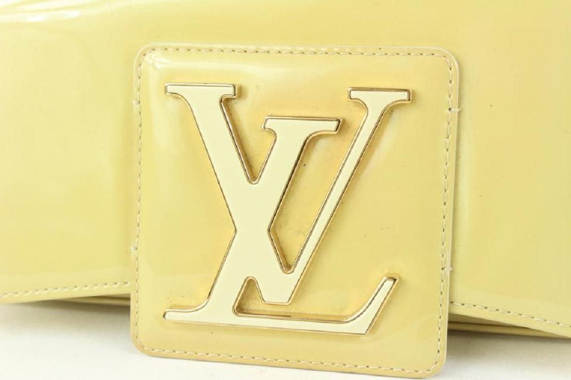 Louis Vuitton Beige Vanilla Vernis Sobe Clutch Louise 1013lv10 Damen im Angebot