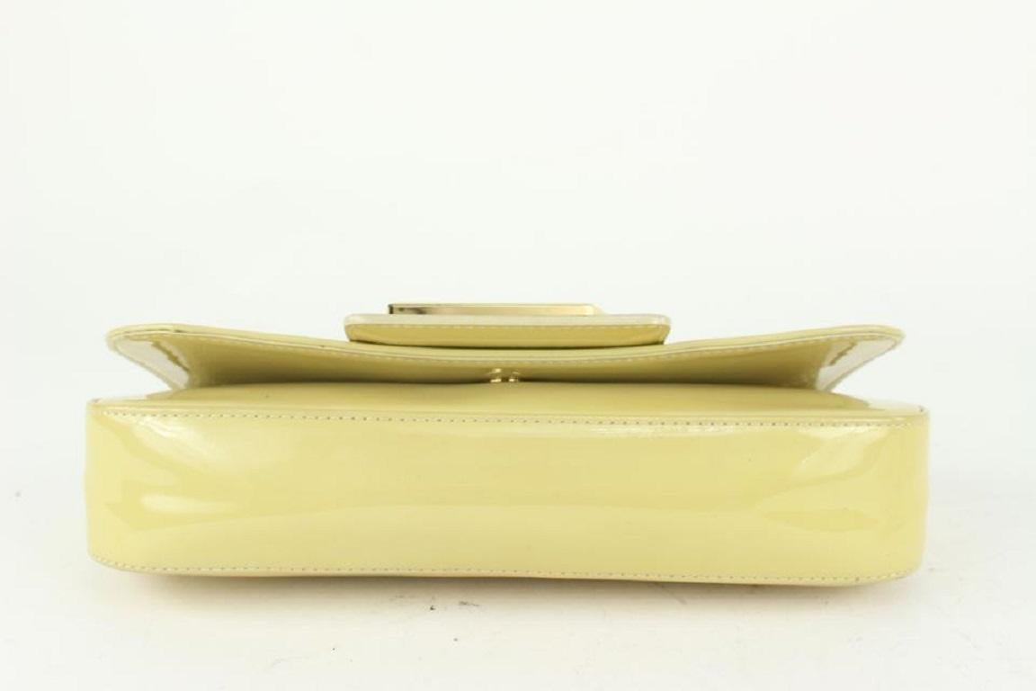 Louis Vuitton - Pochette beige Vanilla Vernis Sobe Louise 1013lv10 en vente 3