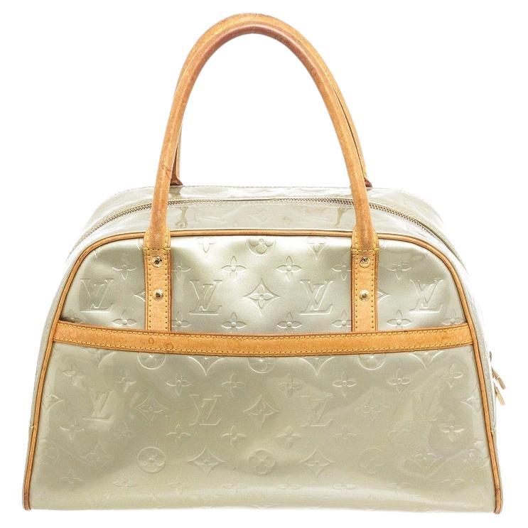 Louis Vuitton Beige Vernis Patent Leather Tompkins Satchel Bag