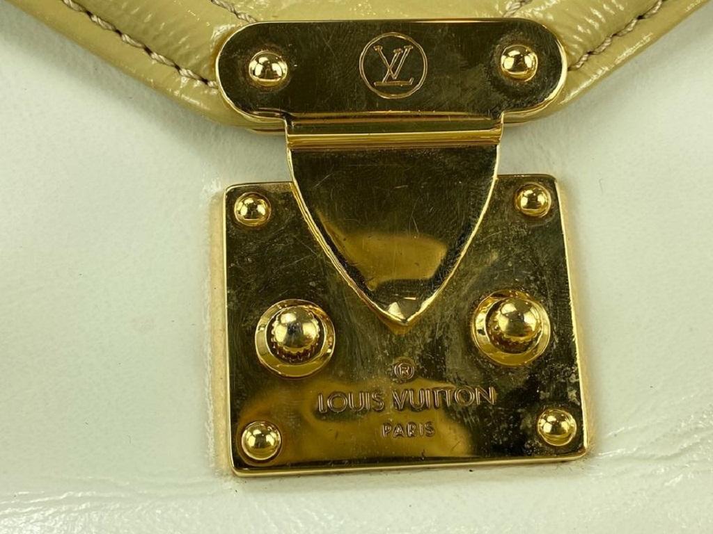 Louis Vuitton Beige Vernis Sac-Bicolore PM Bag 861925 For Sale 2