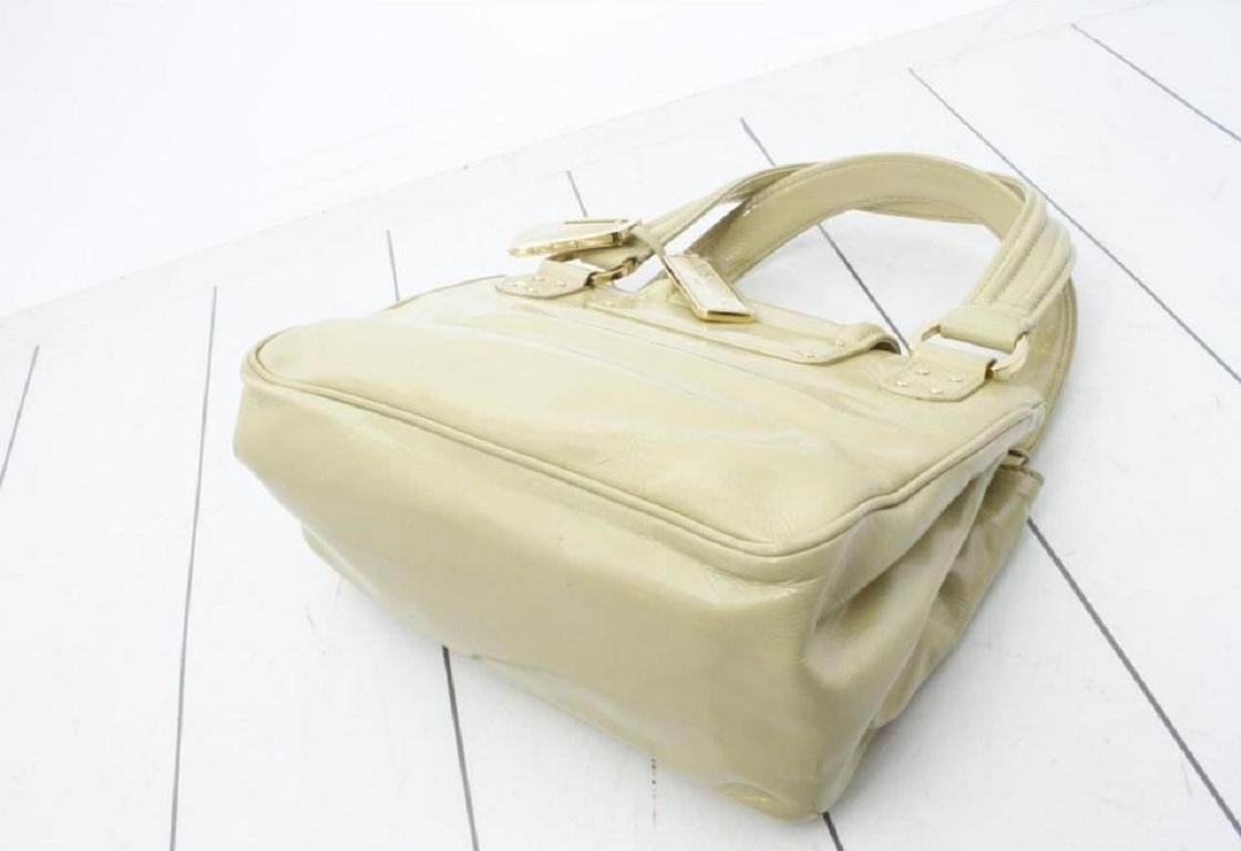 Louis Vuitton Beige Vernis Sac-Bicolore PM Bag 861925 en vente 5