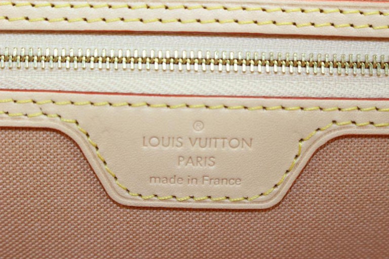 Louis Vuitton Beige x Ivory Fall for You Neverfull MM Tote 63lz84s For Sale 7