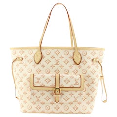 Louis Vuitton Beige x Ivory Fall for You Neverfull MM Tote 63lz84s