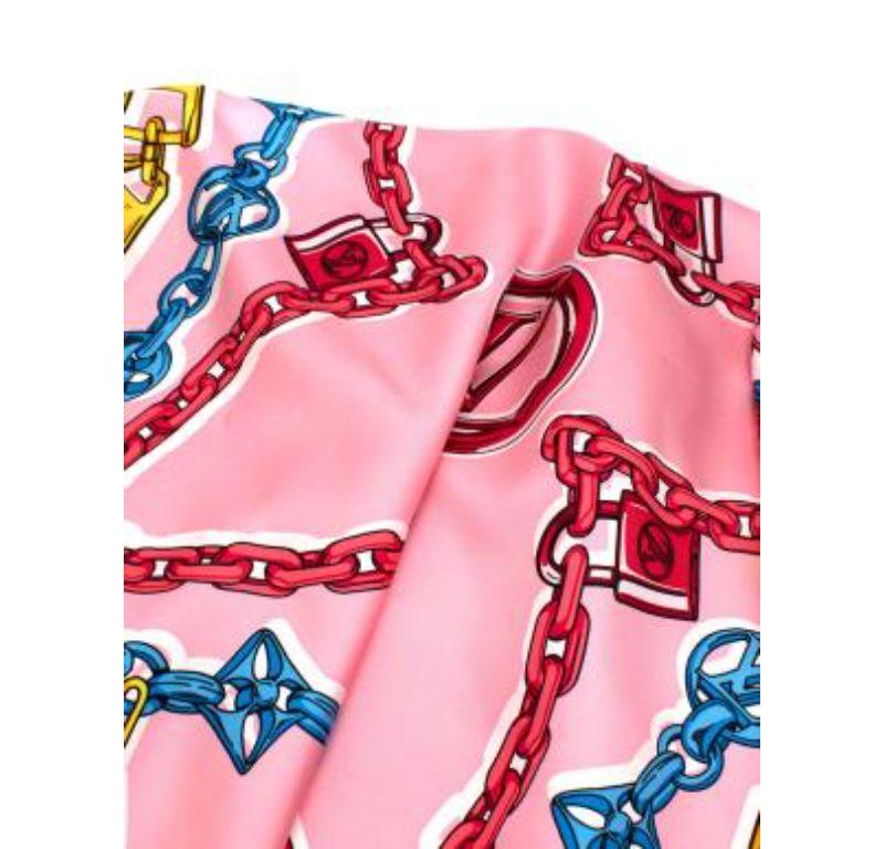 louis vuitton silk scarf