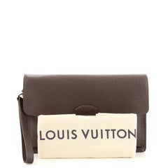 Louis Vuitton Belaia Clutch Taiga Leather