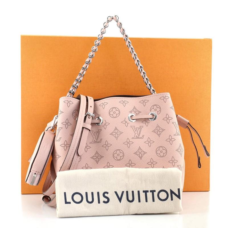 Louis Vuitton Bella Bucket Bag Magnolia in Perforated Calf Leather