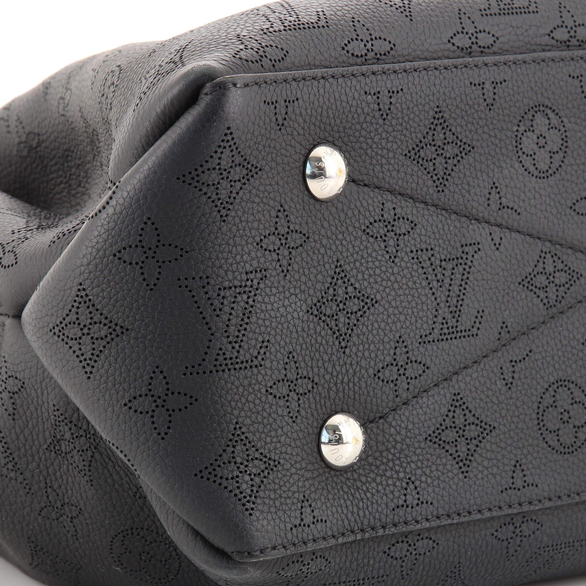 Black Louis Vuitton Bella Tote Mahina Leather