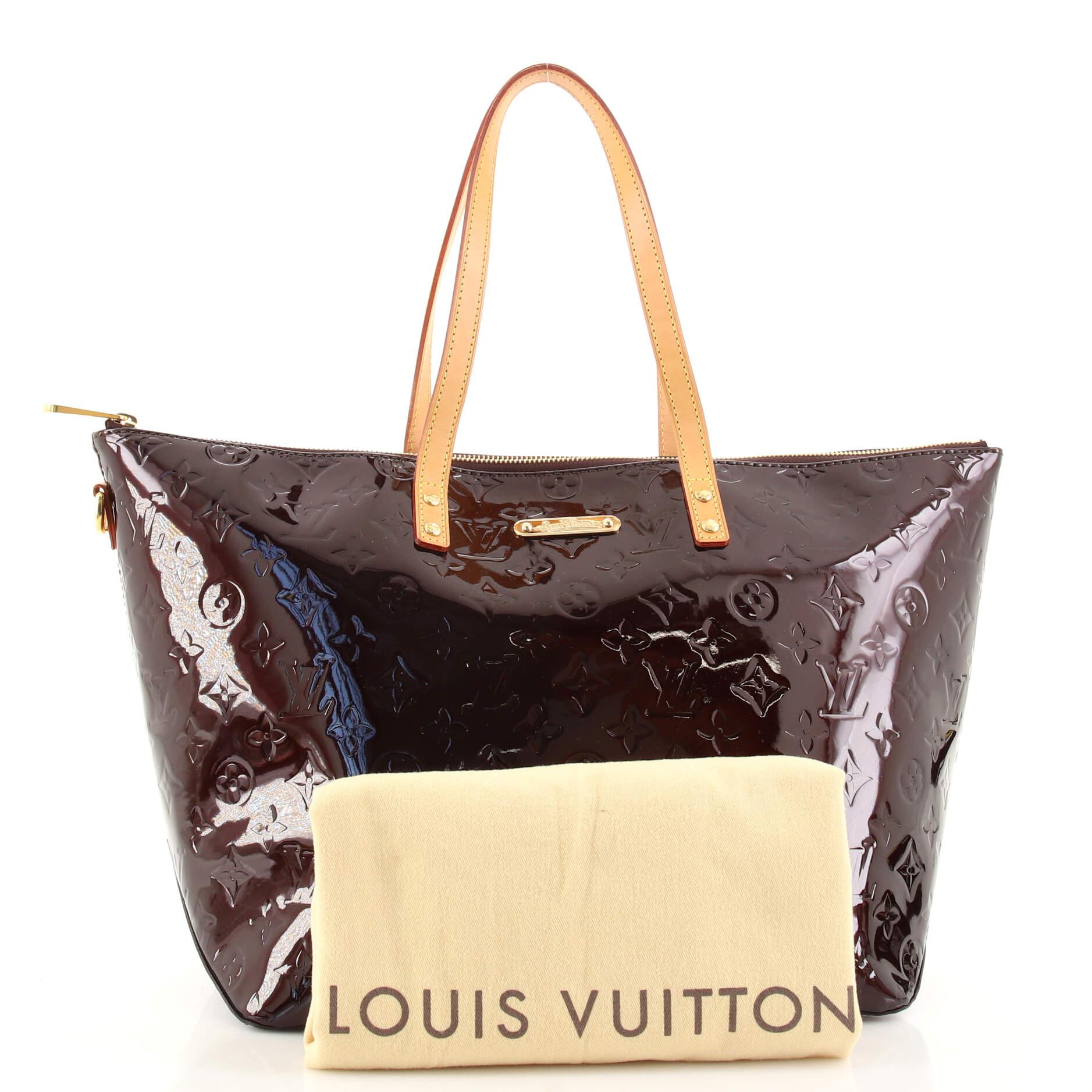 Louis Vuitton Amarante Monogram Vernis Bellevue GM Zip Tote bag 92lv67