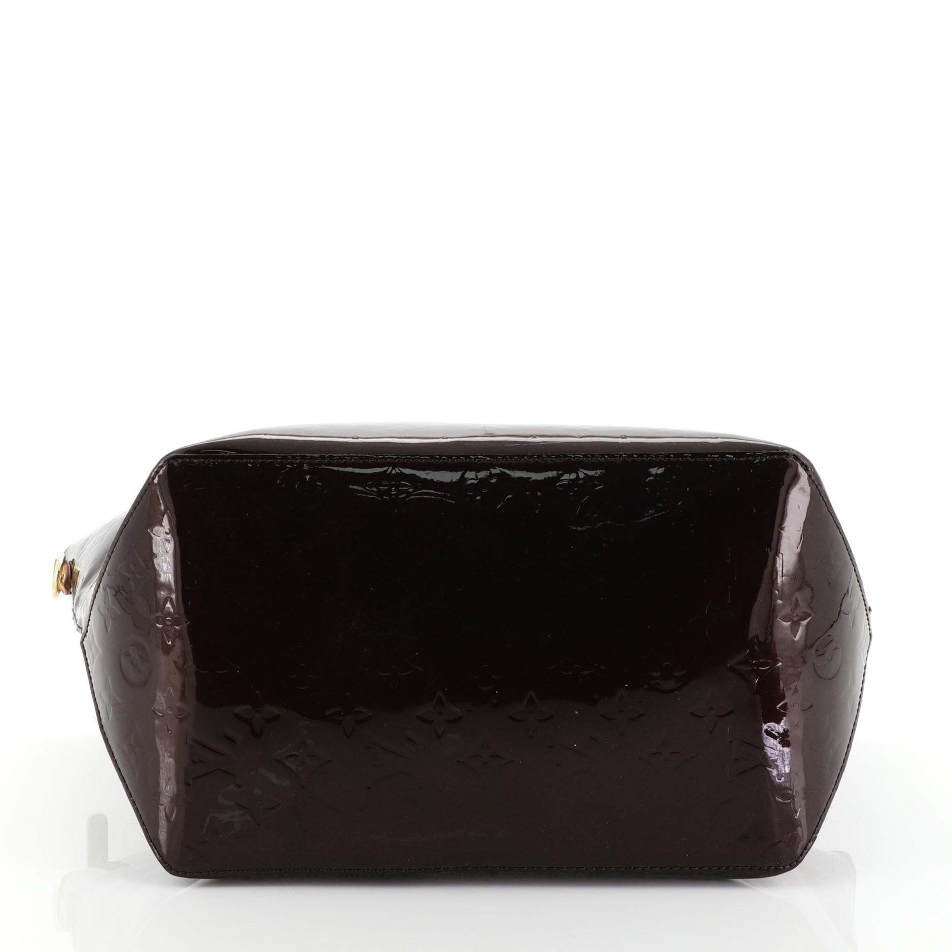 Louis Vuitton Bellevue Handbag Monogram Vernis GM In Good Condition In NY, NY