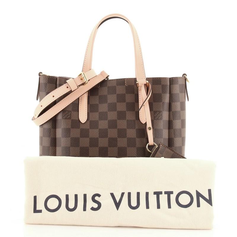 LOUIS VUITTON Belmont NM Damier Ebene Shoulder Bag Brown