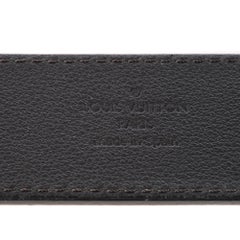 Louis Vuitton belt for men in black leather in excellent condition !