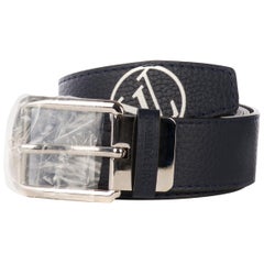 Louis Vuitton belt "Saint-Germain" for men in black leather , new never worn !