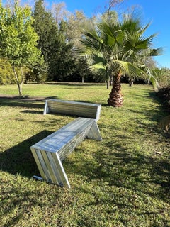 Louis Vuitton Bench, Aluminum, Minimalist Design, France