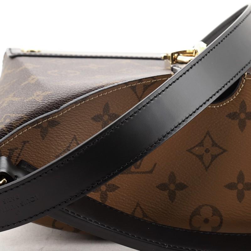 Louis Vuitton Bento Box Handbag Reverse Monogram Canvas EW 2
