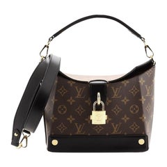 Louis Vuitton - Authenticated Bento Box Handbag - Leather Black Plain for Women, Very Good Condition