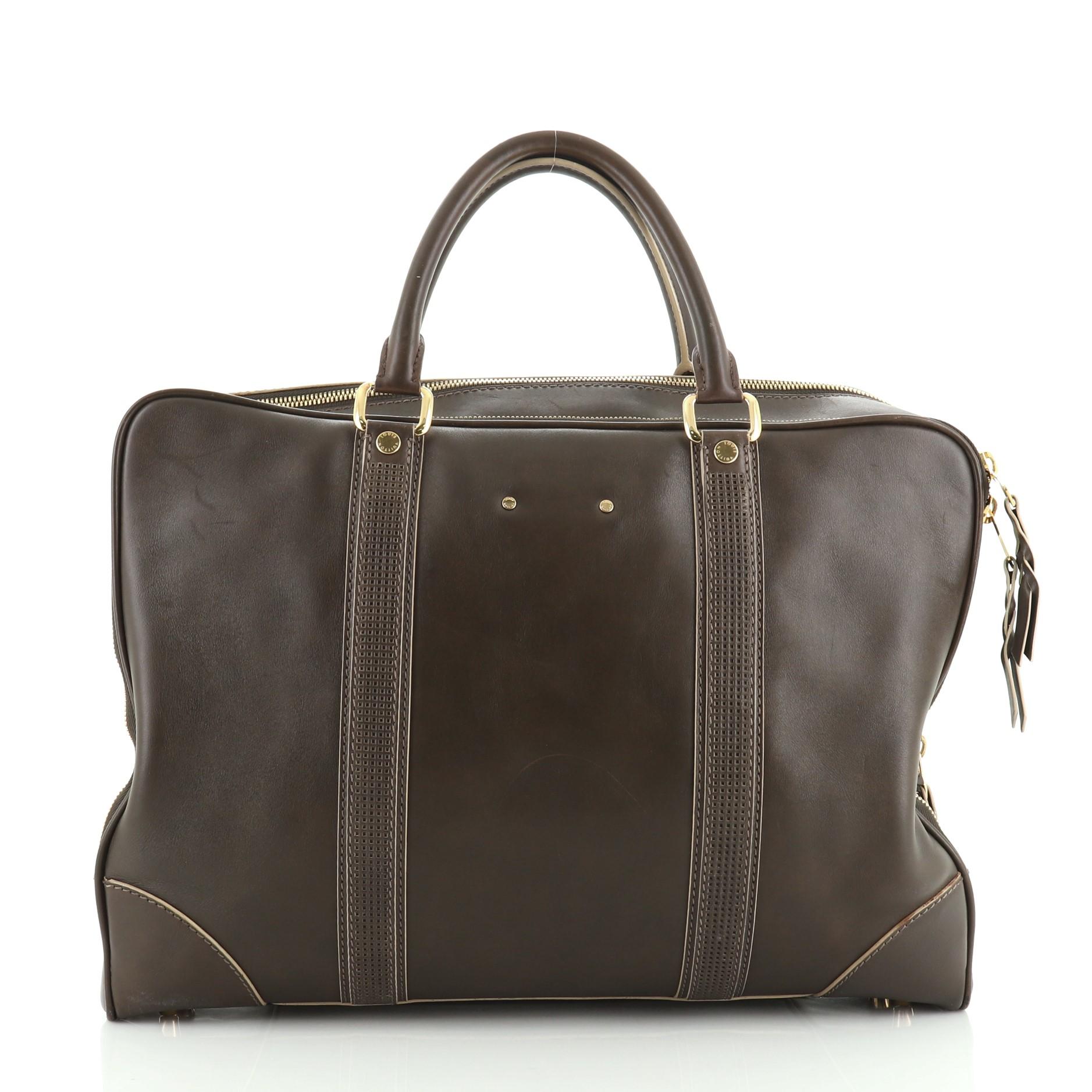 Black Louis Vuitton Bequia 24 Hour Suitcase Bag