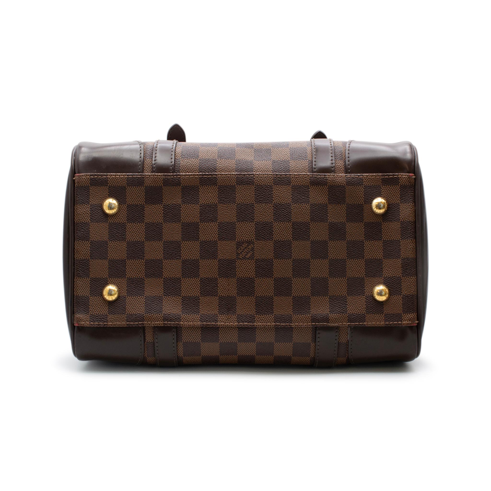 Louis Vuitton Berkeley Damier Ebene N52000 Ladies Leather Handbag 6