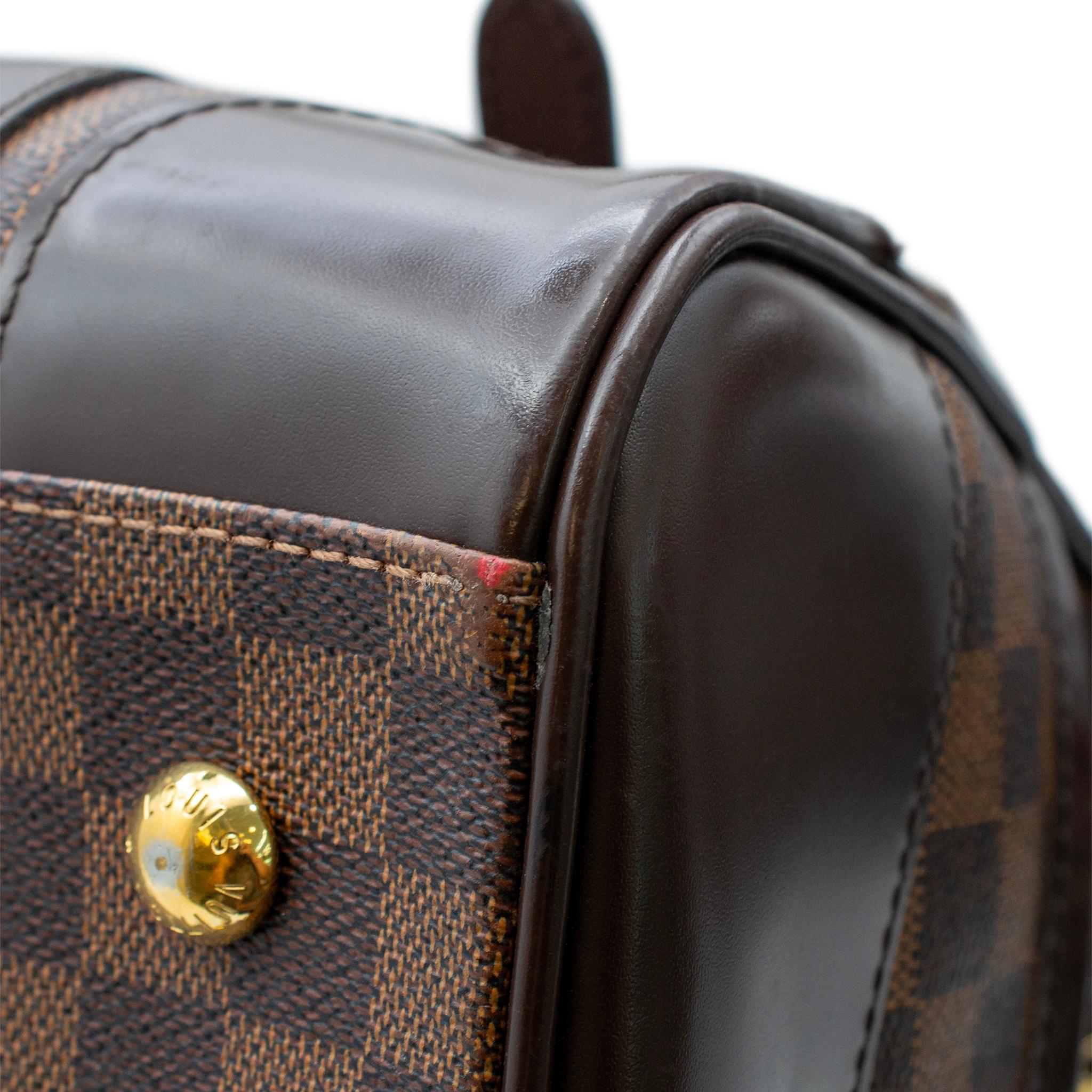 Louis Vuitton Berkeley Damier Ebene N52000 Ladies Leather Handbag For Sale 9
