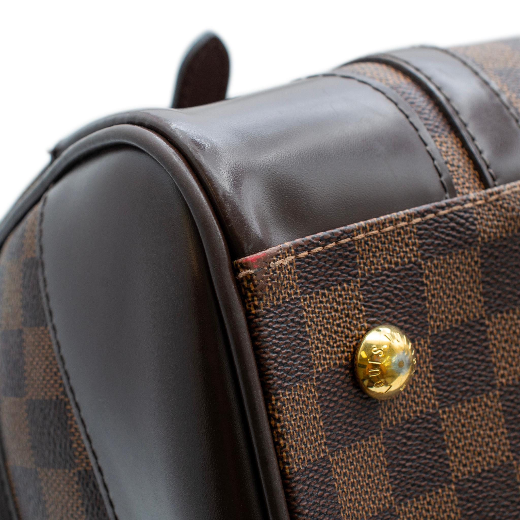 Louis Vuitton Berkeley Damier Ebene N52000 Ladies Leather Handbag For Sale 10