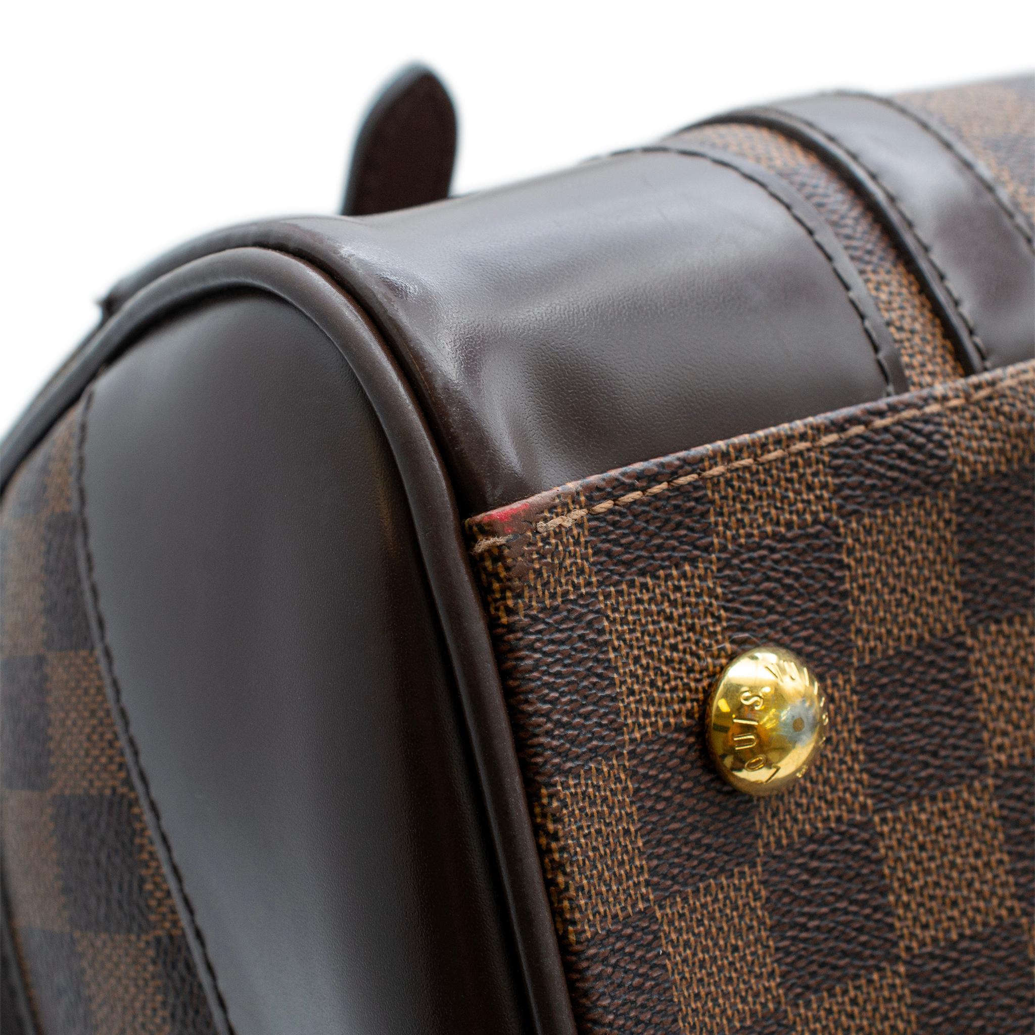 Louis Vuitton Berkeley Damier Ebene N52000 Ladies Leather Handbag 9