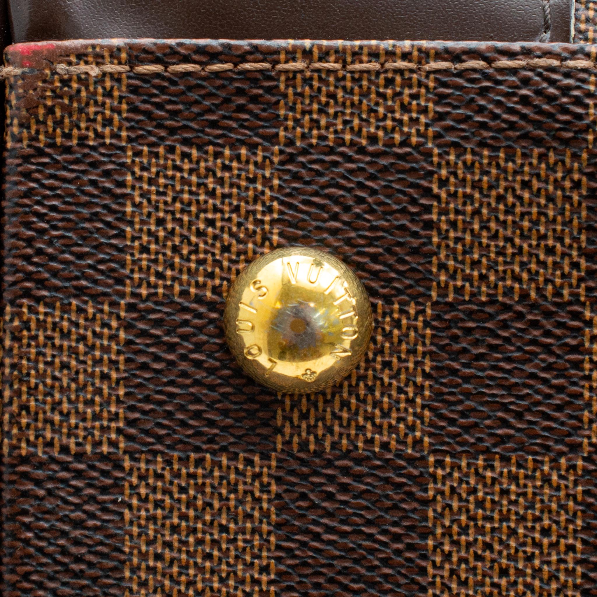 Louis Vuitton Berkeley Damier Ebene N52000 Ladies Leather Handbag 10