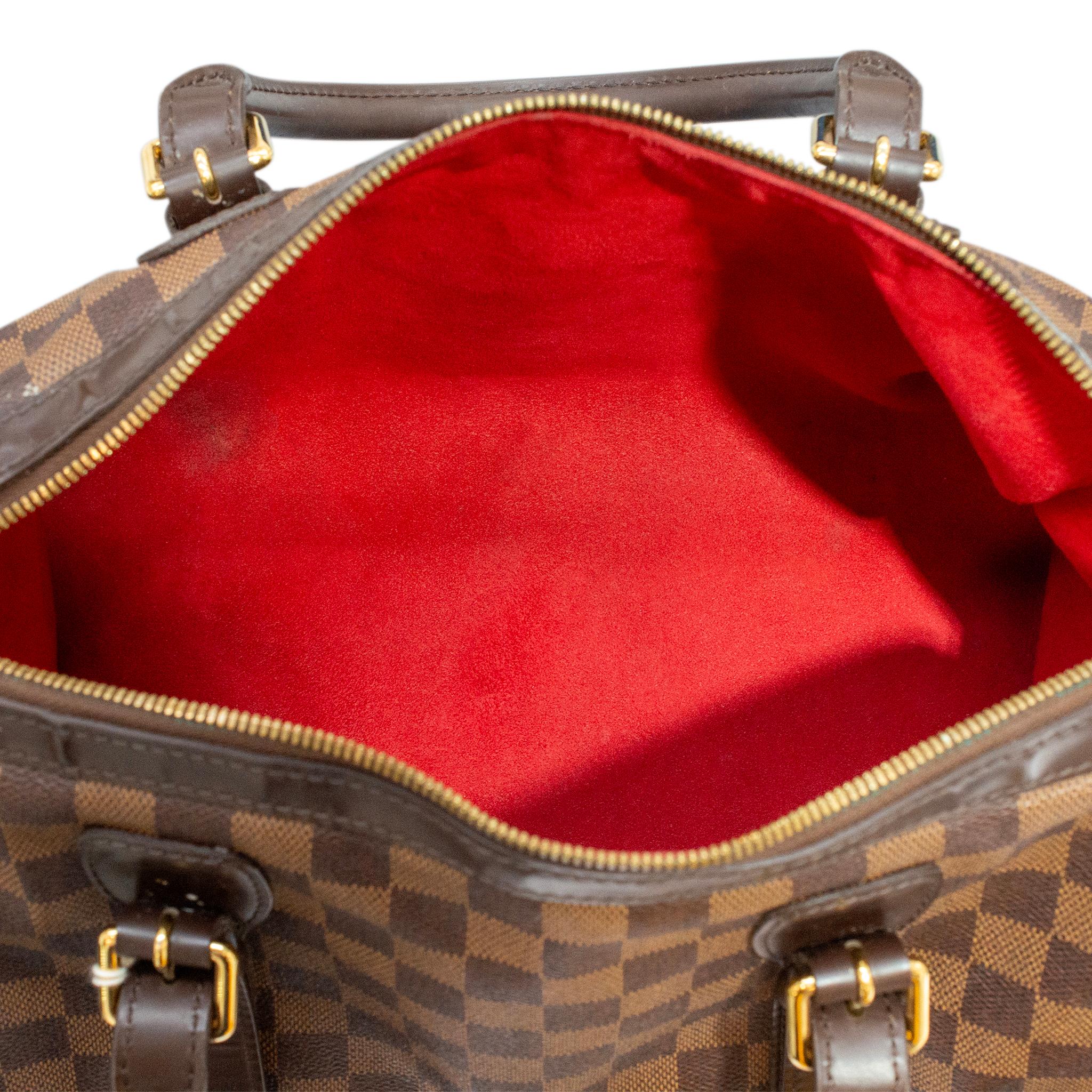 Louis Vuitton Berkeley Damier Ebene N52000 Ladies Leather Handbag For Sale 2