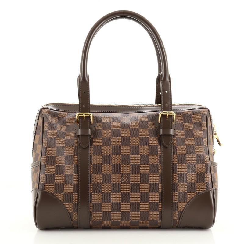 Brown  Louis Vuitton Berkeley Handbag Damier