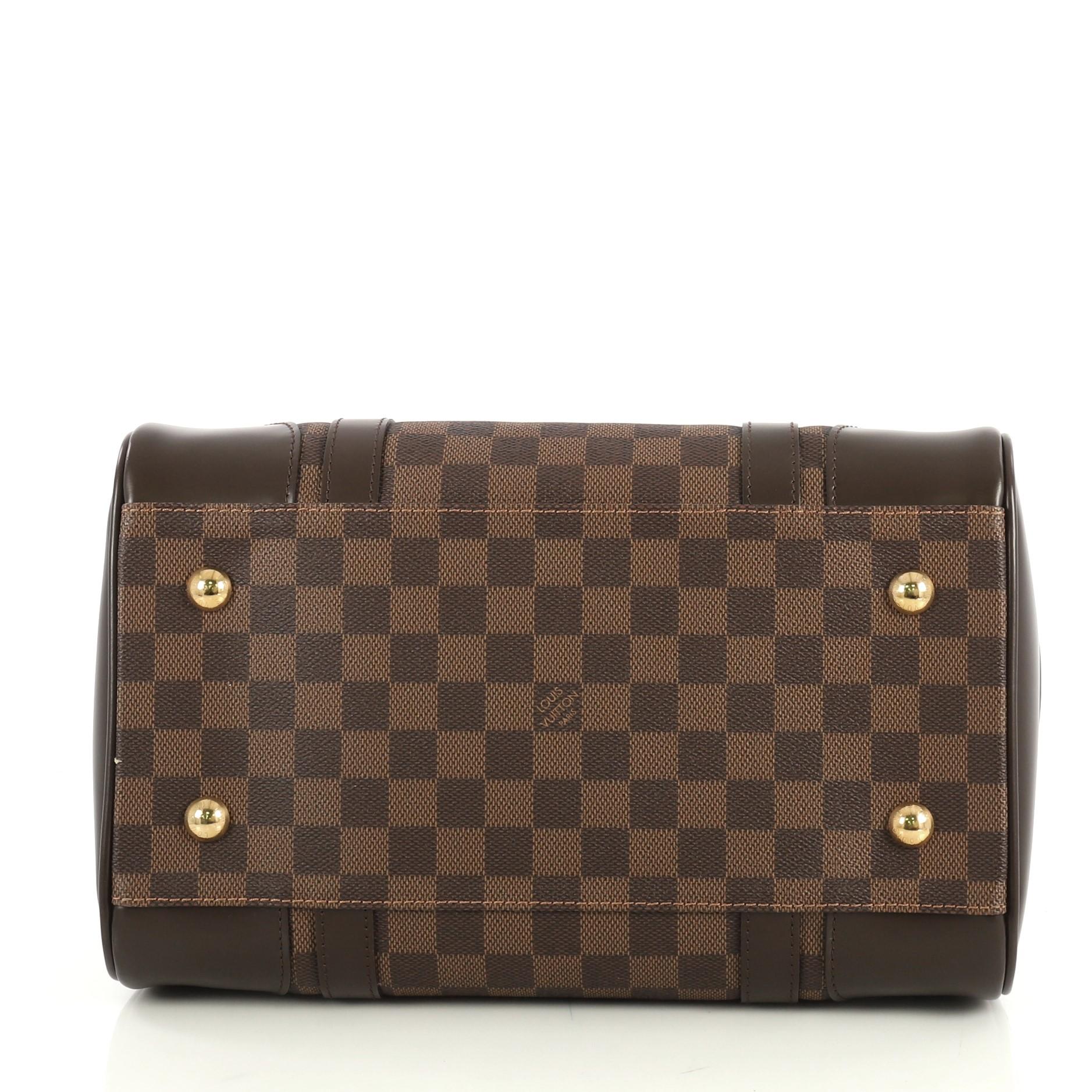 Louis Vuitton Berkeley Handbag Damier, In Excellent Condition In NY, NY
