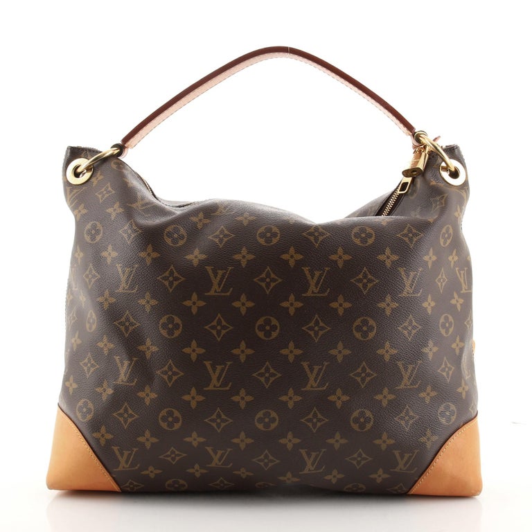 Louis Vuitton Monogram Berri MM - Brown Hobos, Handbags