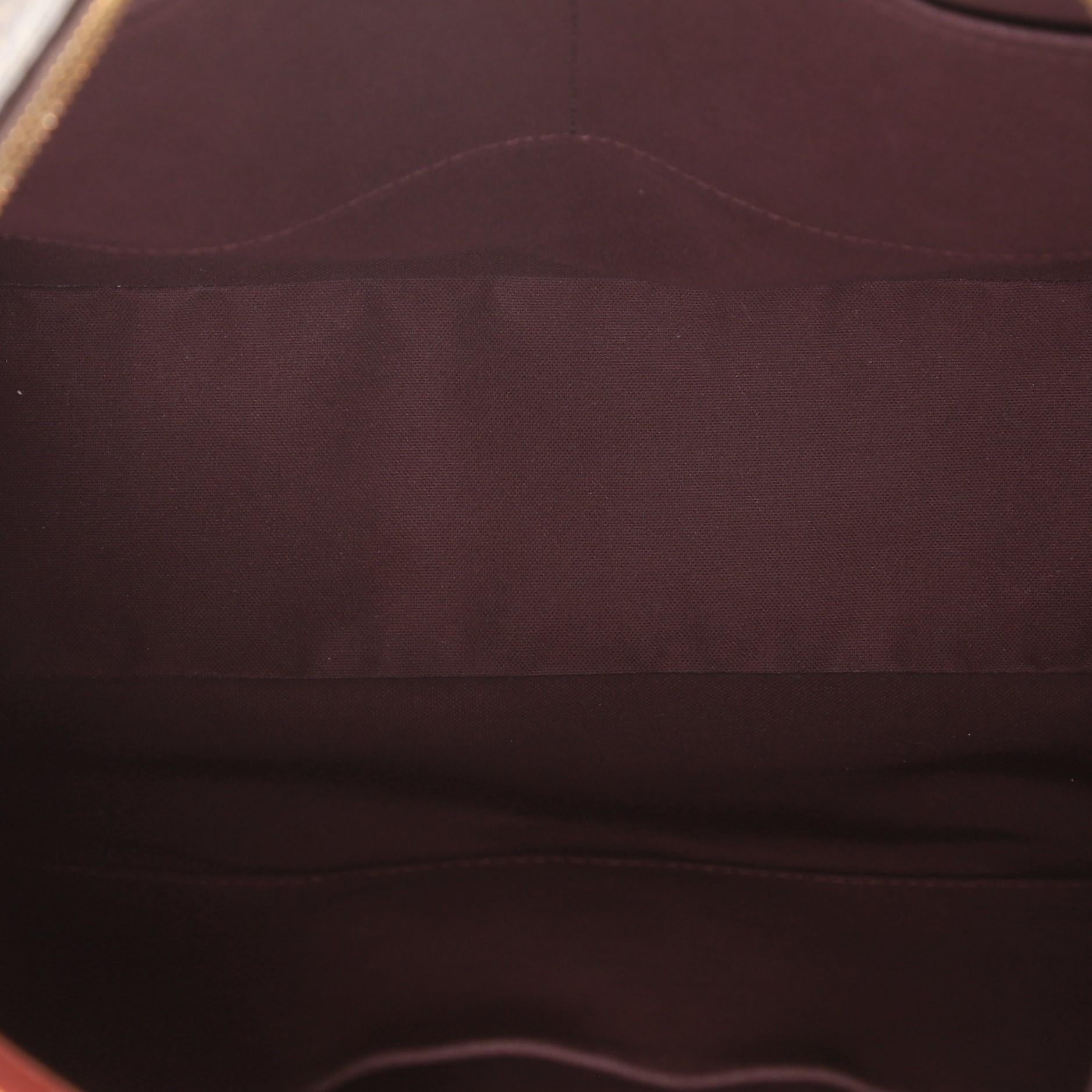 Black Louis Vuitton Berri Handbag Monogram Canvas MM