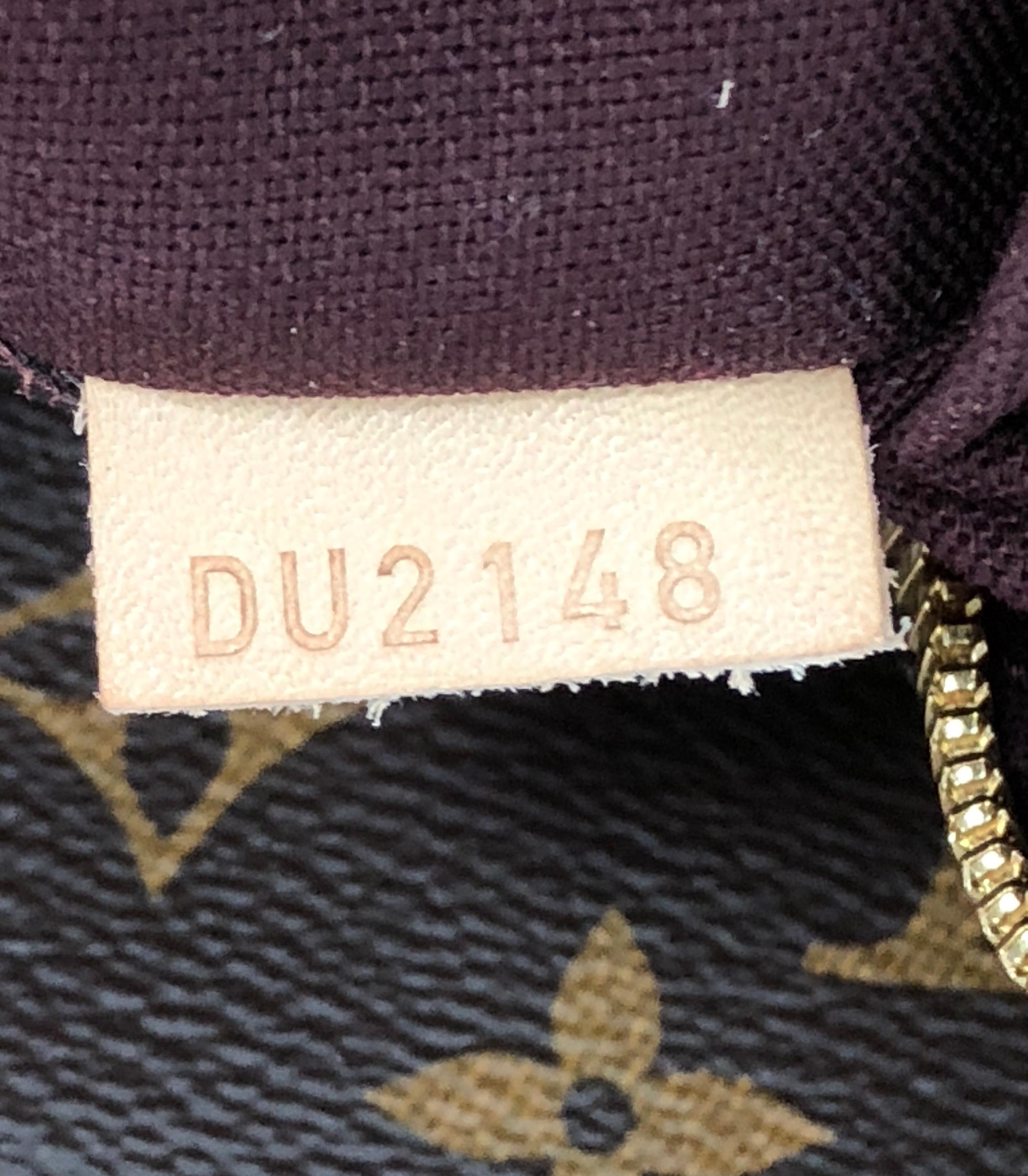 Louis Vuitton Berri Handbag Monogram Canvas MM 1
