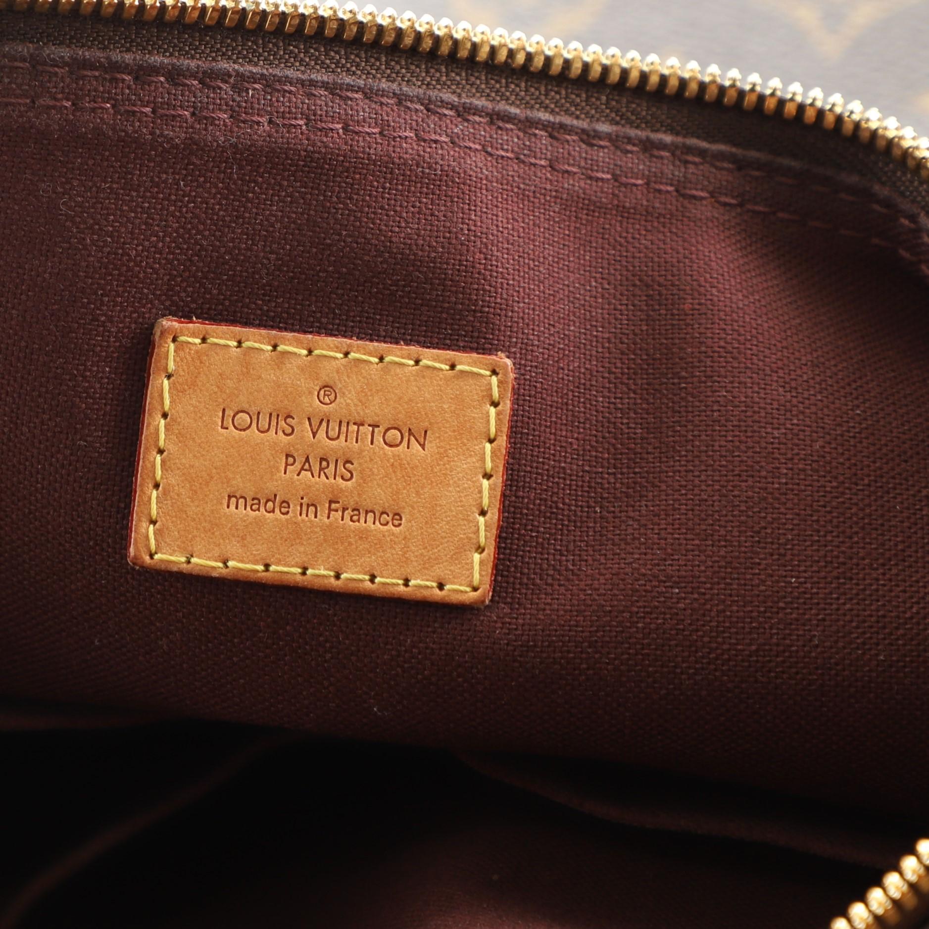 Louis Vuitton Berri Handbag Monogram Canvas MM 1